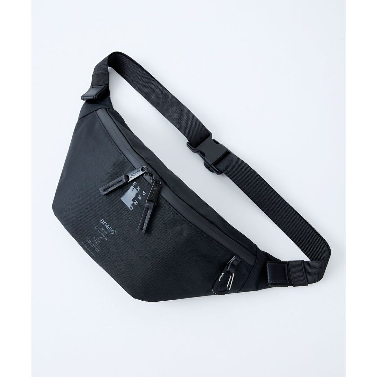 Buy Anello Expand3 Waist Bag (Black) in Malaysia - The Wallet Shop MY